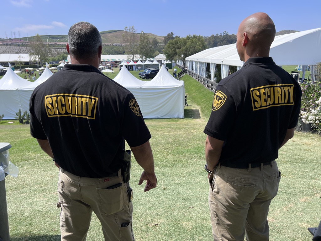 ESS officers maintaining event perimeter