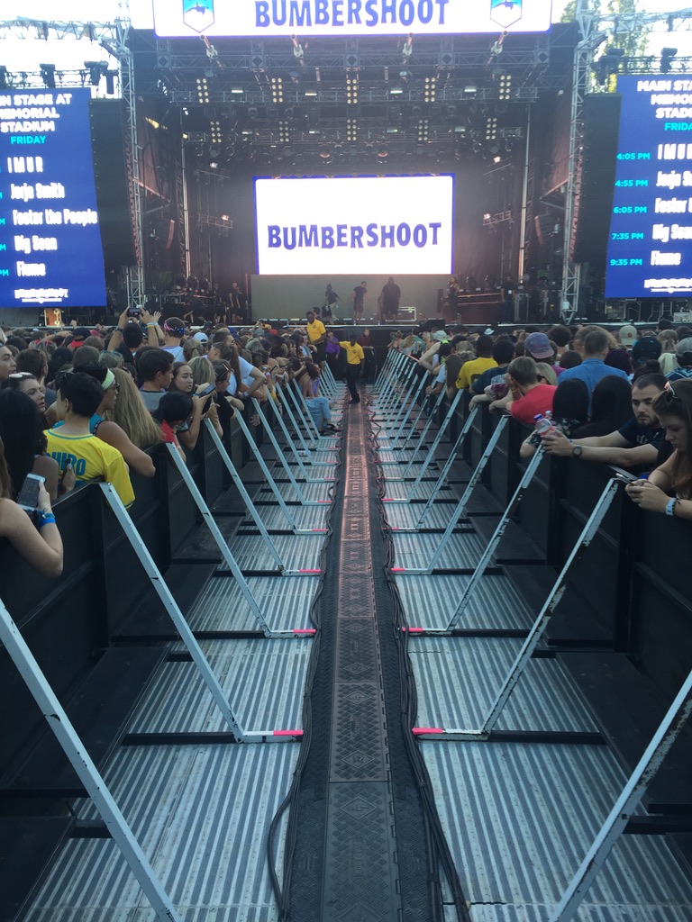 ESS team securing a large-scale live event