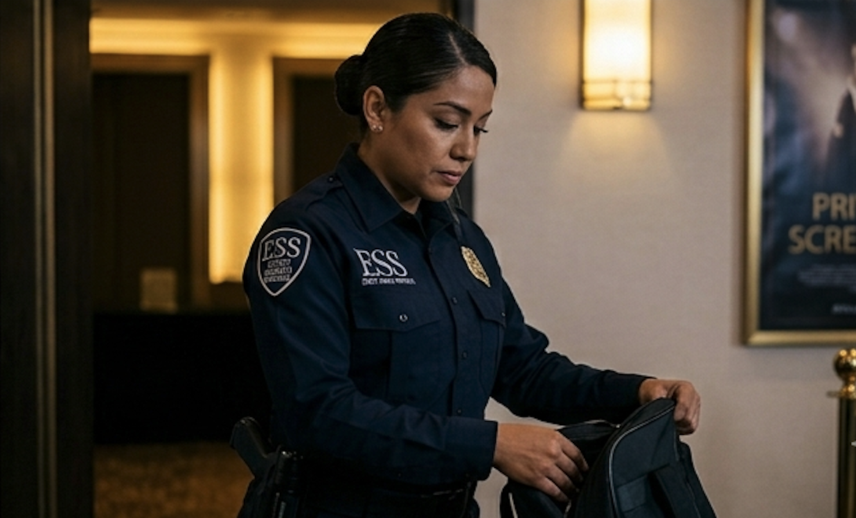 ESS officer on hotel detail